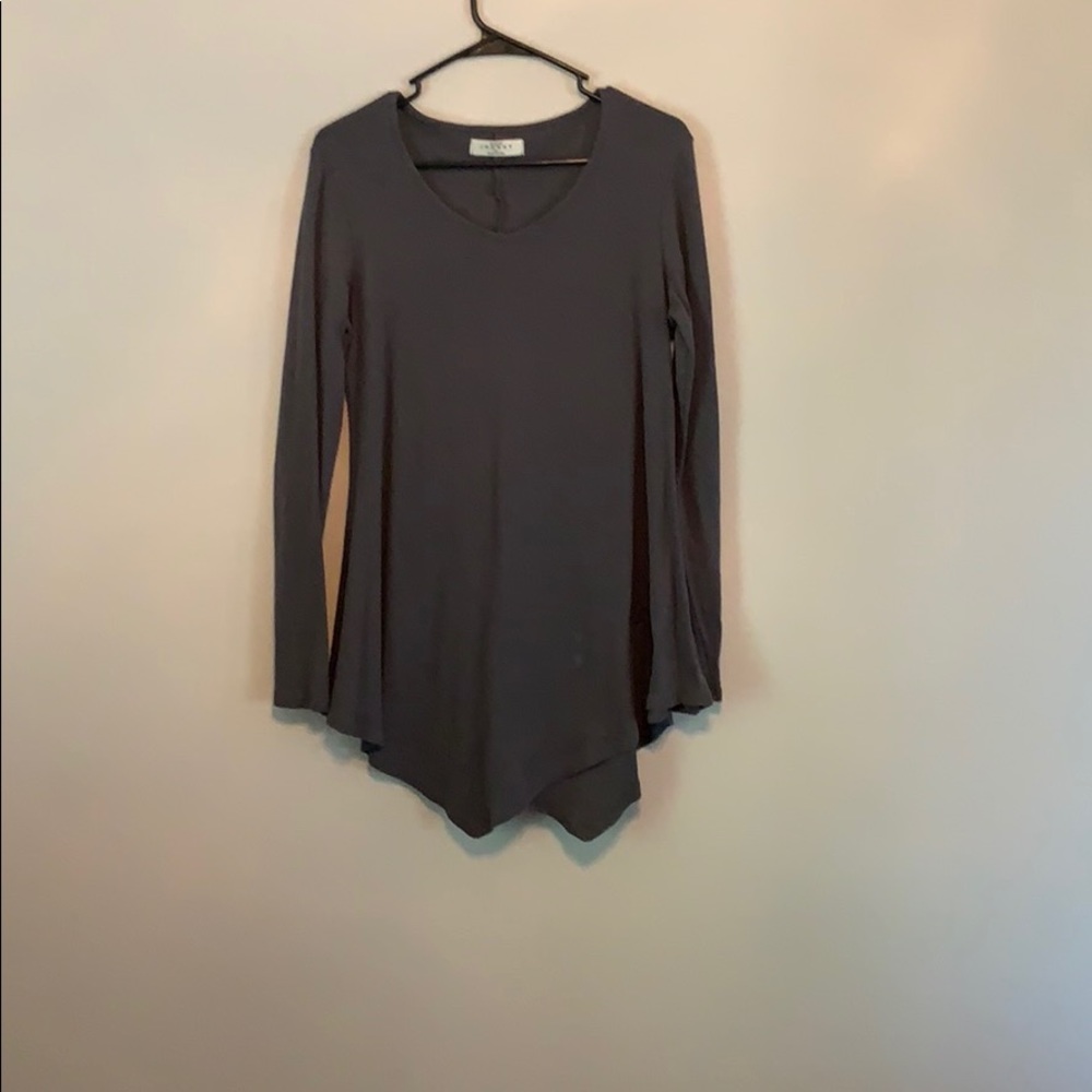 Asymmetrical Tunic Length Top